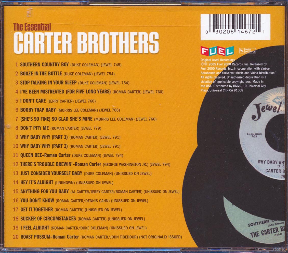 The Carter Brothers - The Essential Carter Brothers
