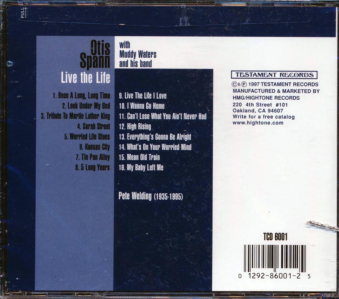 Otis Spann, Muddy Waters - Live The Life (marked/ltd stock)