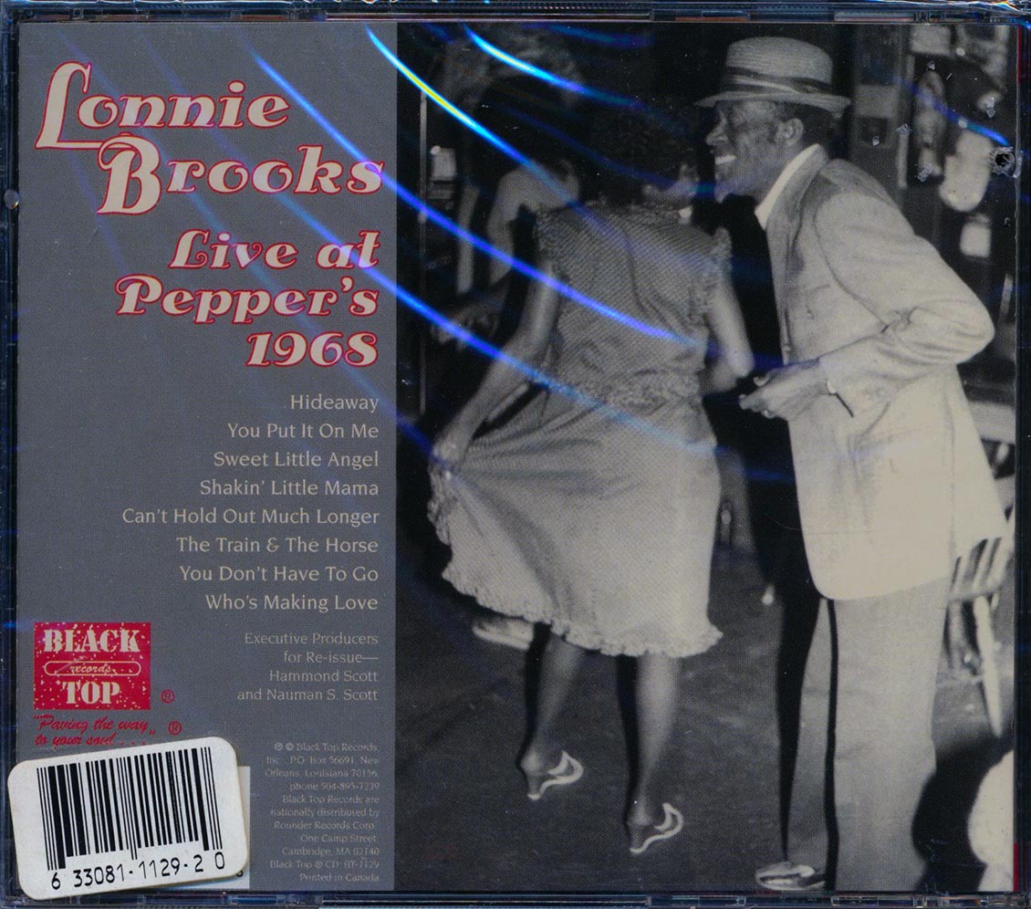 Lonnie Brooks - Live At Pepper's, 1968 (marked/ltd stock)