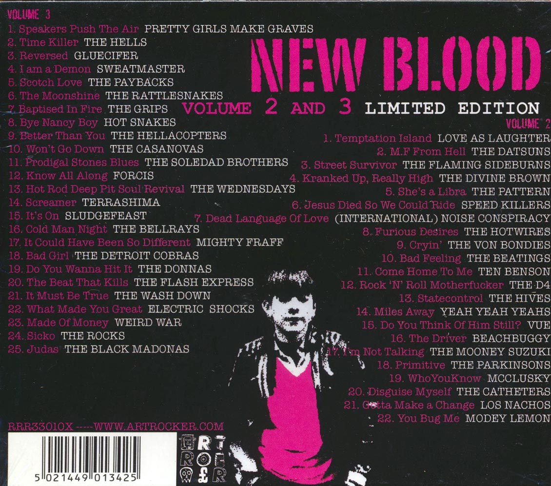 Gluecifer, Sweatmaster, The Rattlesnakes, The Paybacks, The Grips, Sludgefest, Etc. - Gluecifer, Sweatmaster, The Rattlesnakes, The Paybacks, The Grips, Sludgefest, Etc. Volumes 2 & 3 (47 tracks) (ltd. ed.) (2xCD)