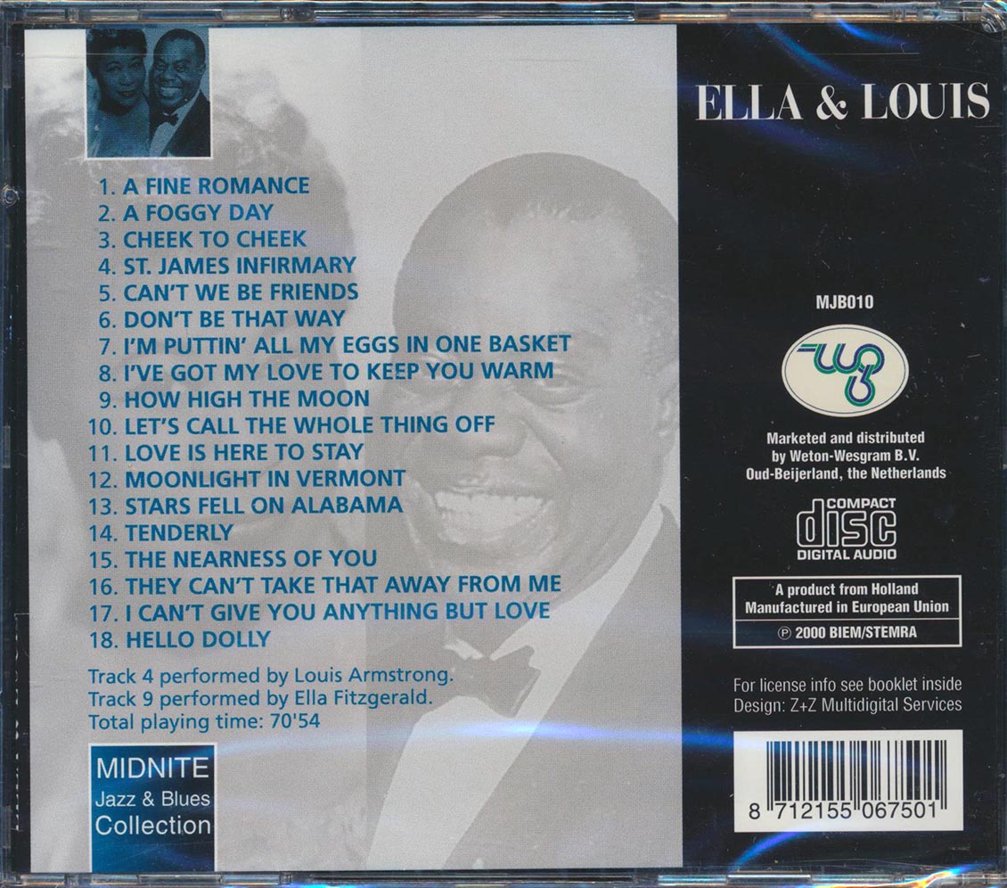 Ella Fitzgerald, Louis Armstrong - Ella & Louis