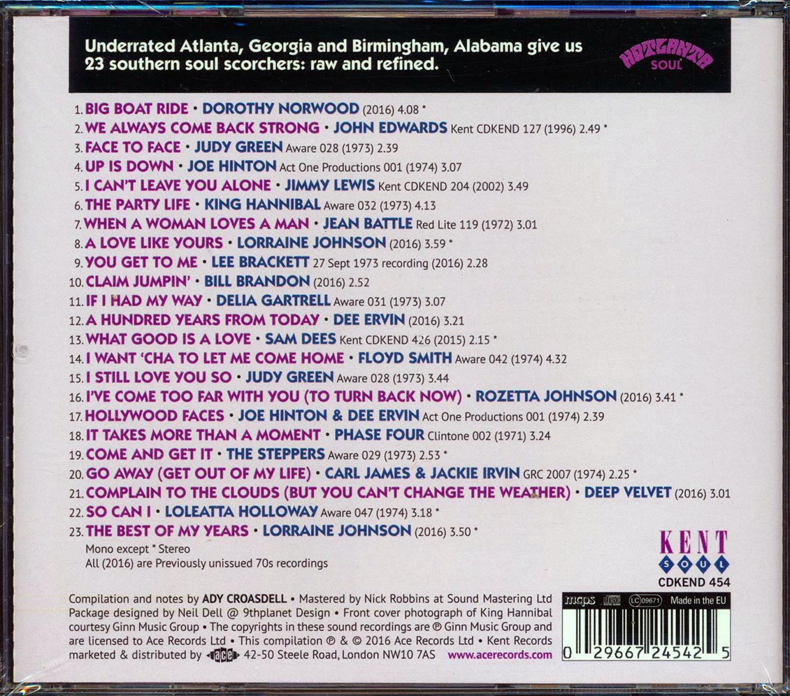 Various - Come Back Strong: Hotlanta Soul 4 (incl. large booklet)