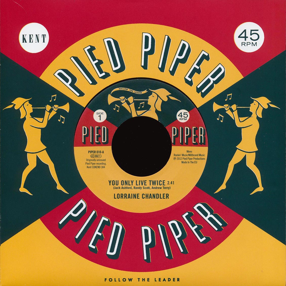 Loraine Chandler - You Only Live Twice  /  The Pied Piper Players - Hold On To My Baby