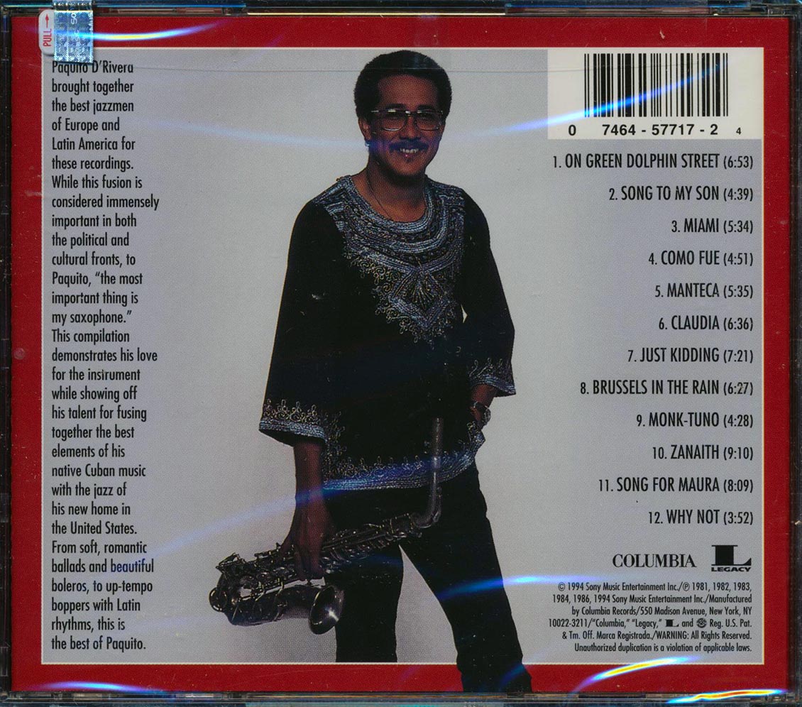 Paquito D'Rivera - A Taste Of Paquito D'Rivera