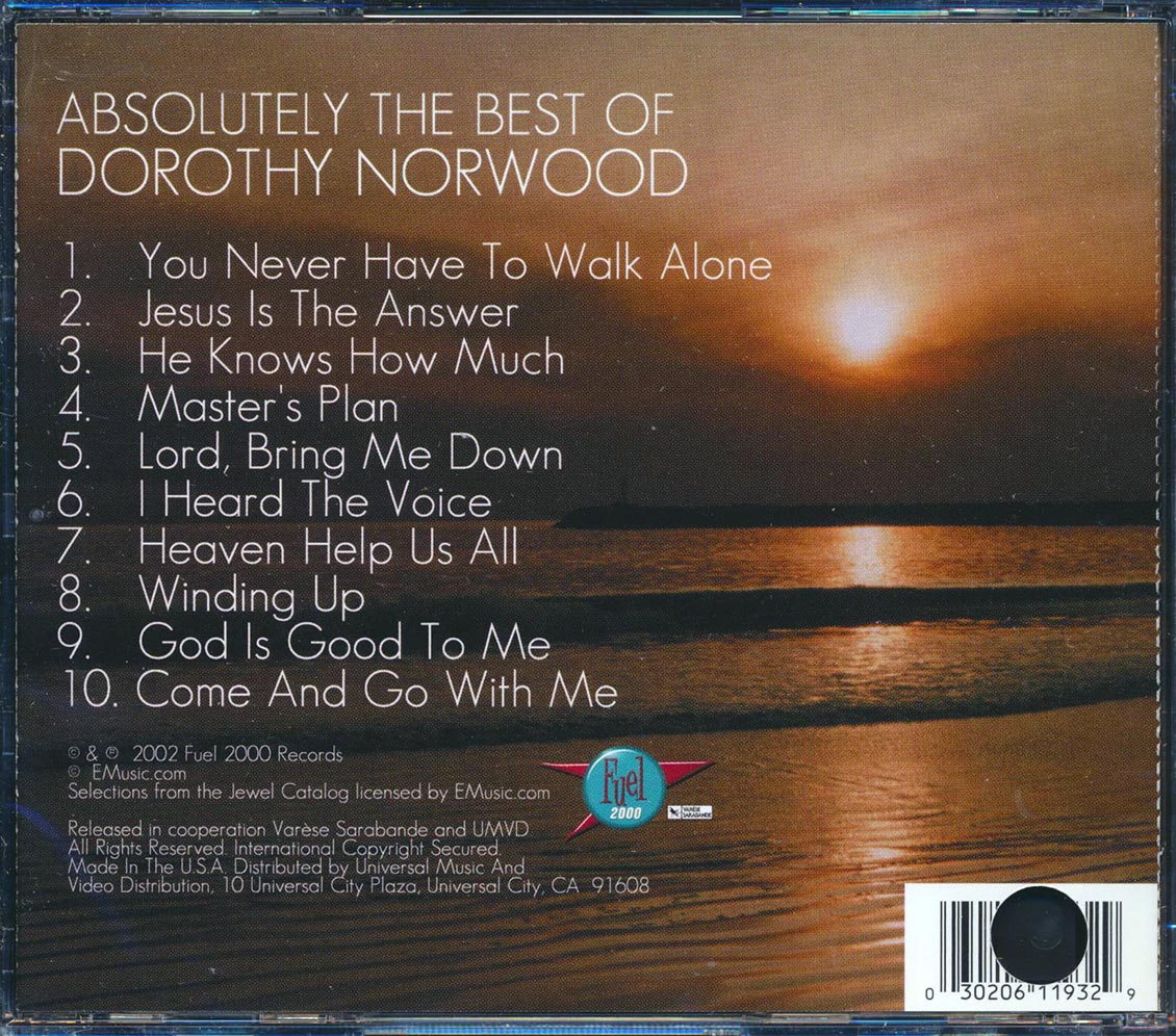 Dorothy Norwood - Absolutely The Best Of Dorothy Norwood (marked/ltd stock)