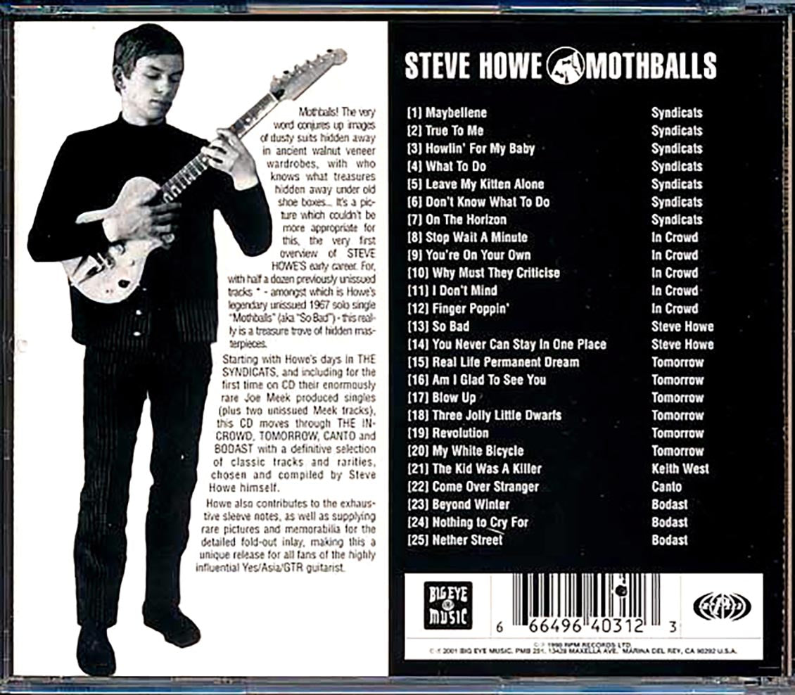 Steve Howe - Mothballs: Groups And Sessions (gold CD) (ltd. ed.) (marked/ltd stock)