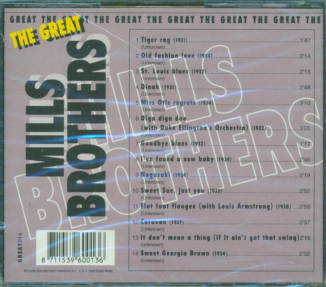 Mills Brothers - The Great Mills Brothers