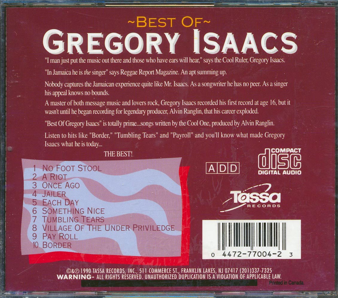 Gregory Isaacs - Best Of Gregory Isaacs