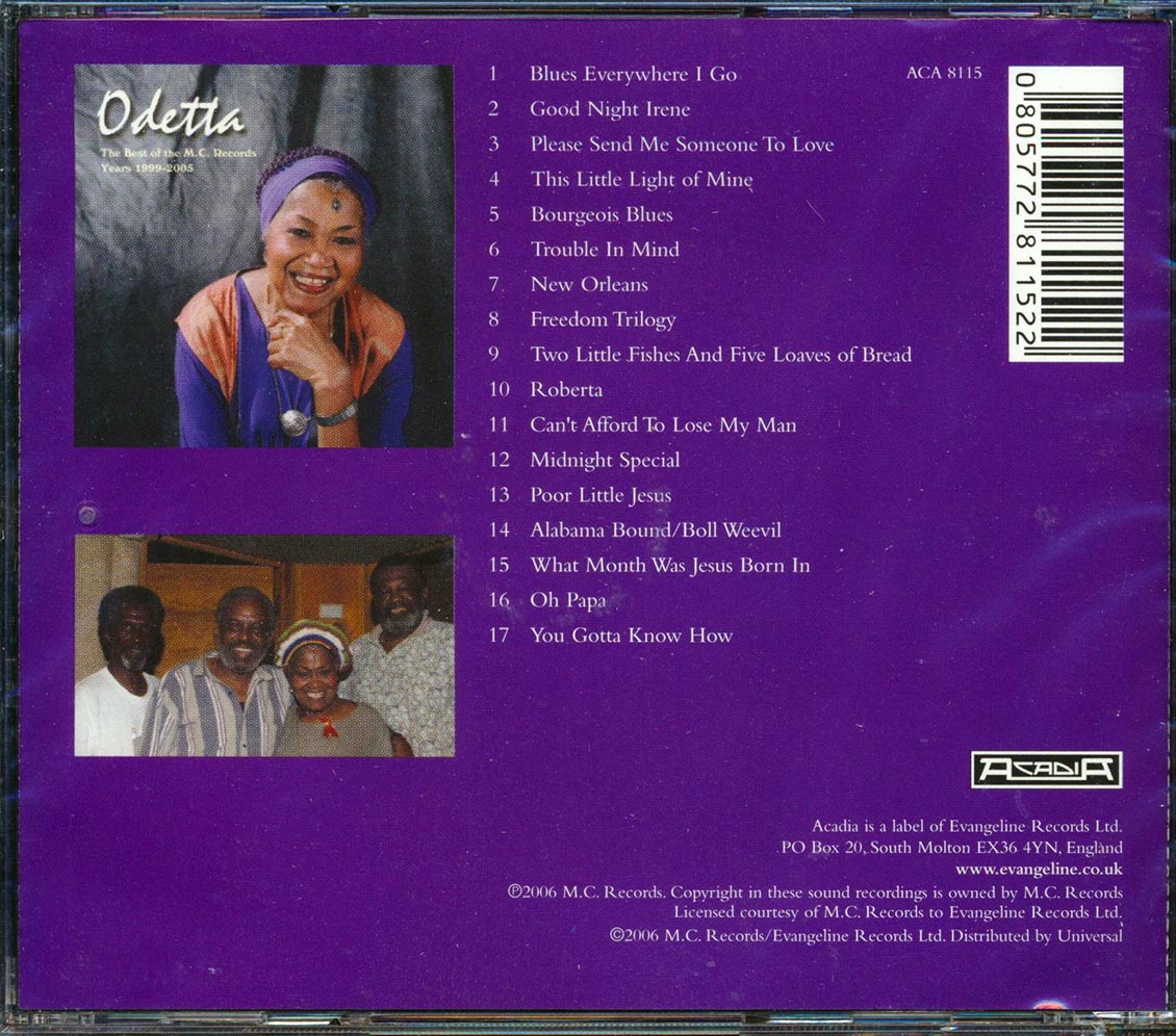 Odetta - The Best Of The M.C. Records Years 1999-2005