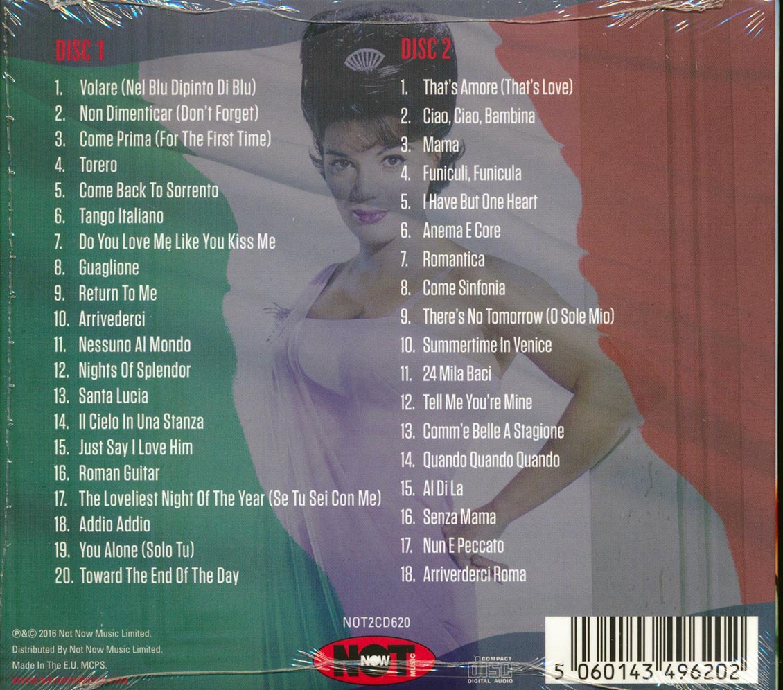 Connie Francis - Sings Italian Favourites (38 tracks) (2xCD)