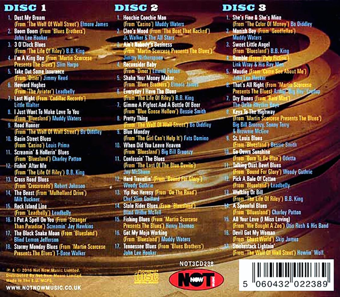 Various - Blues From The Movies (52 tracks) (3xCD) (deluxe 3-fold digipak)