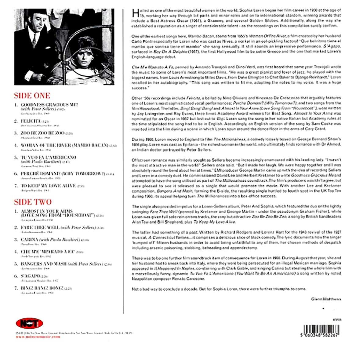 Sophia Loren - Goodness Gracious Me! (180g) (colored vinyl)