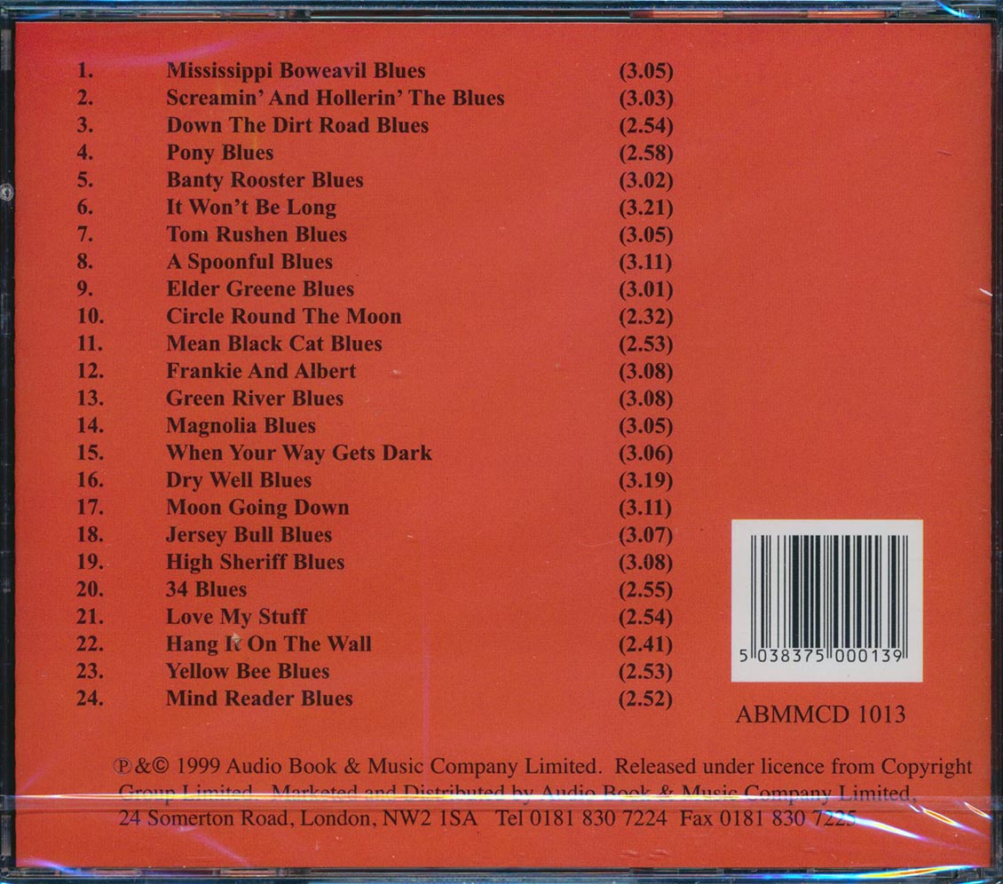 Charley Patton - Pony Blues (24 tracks)