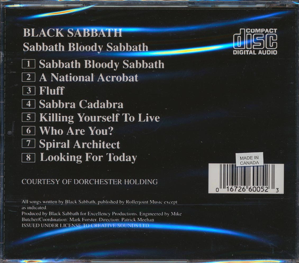 Black Sabbath - Sabbath Bloody Sabbath