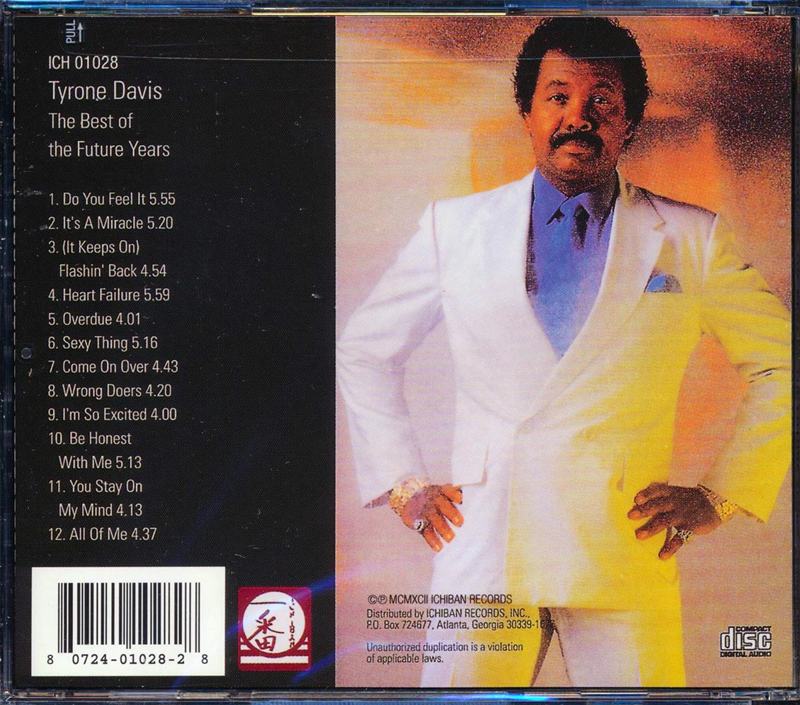 Tyrone Davis - The Best Of The Future Years