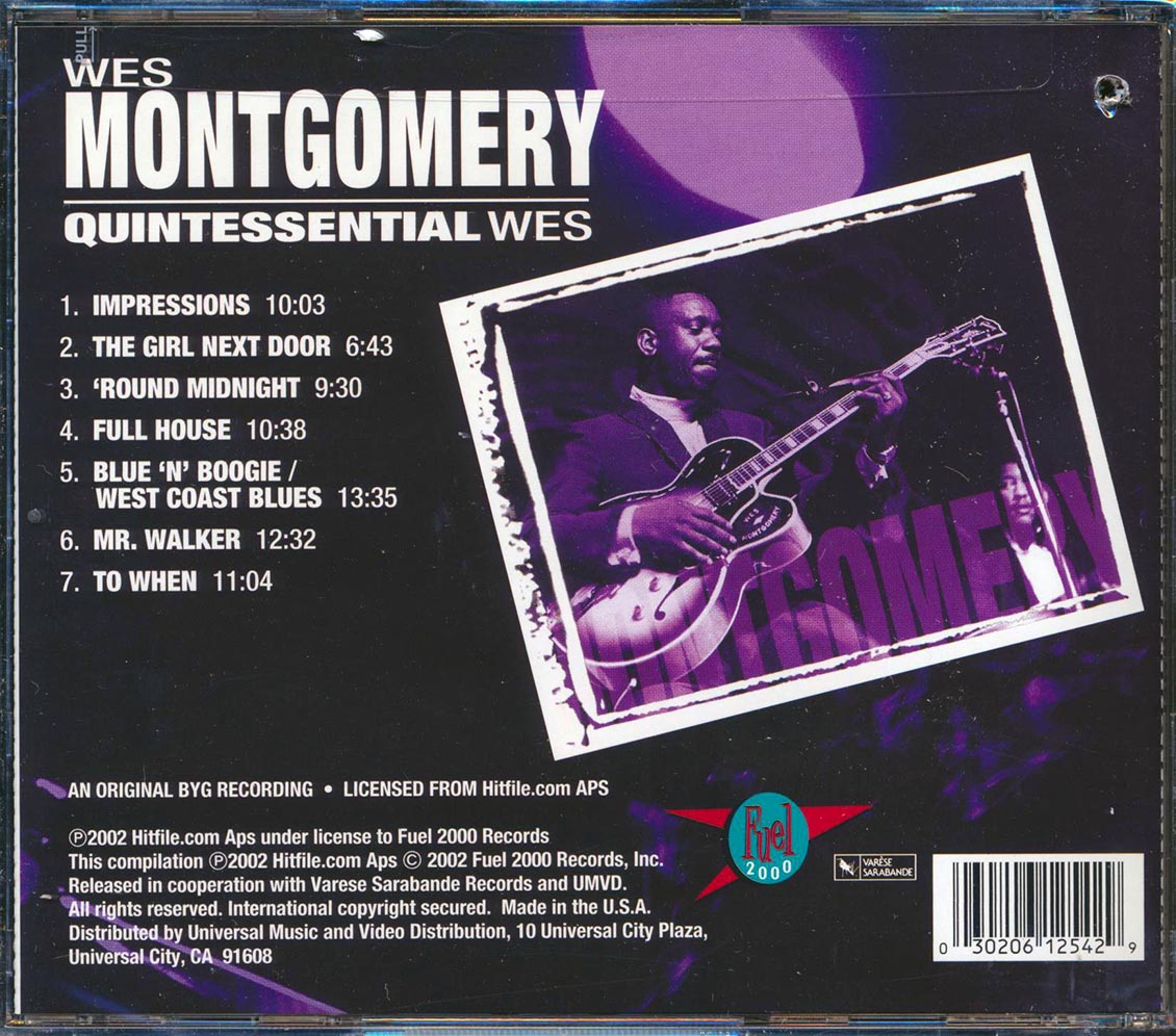 Wes Montgomery - Quintessential Wes (marked/ltd stock) (remastered)