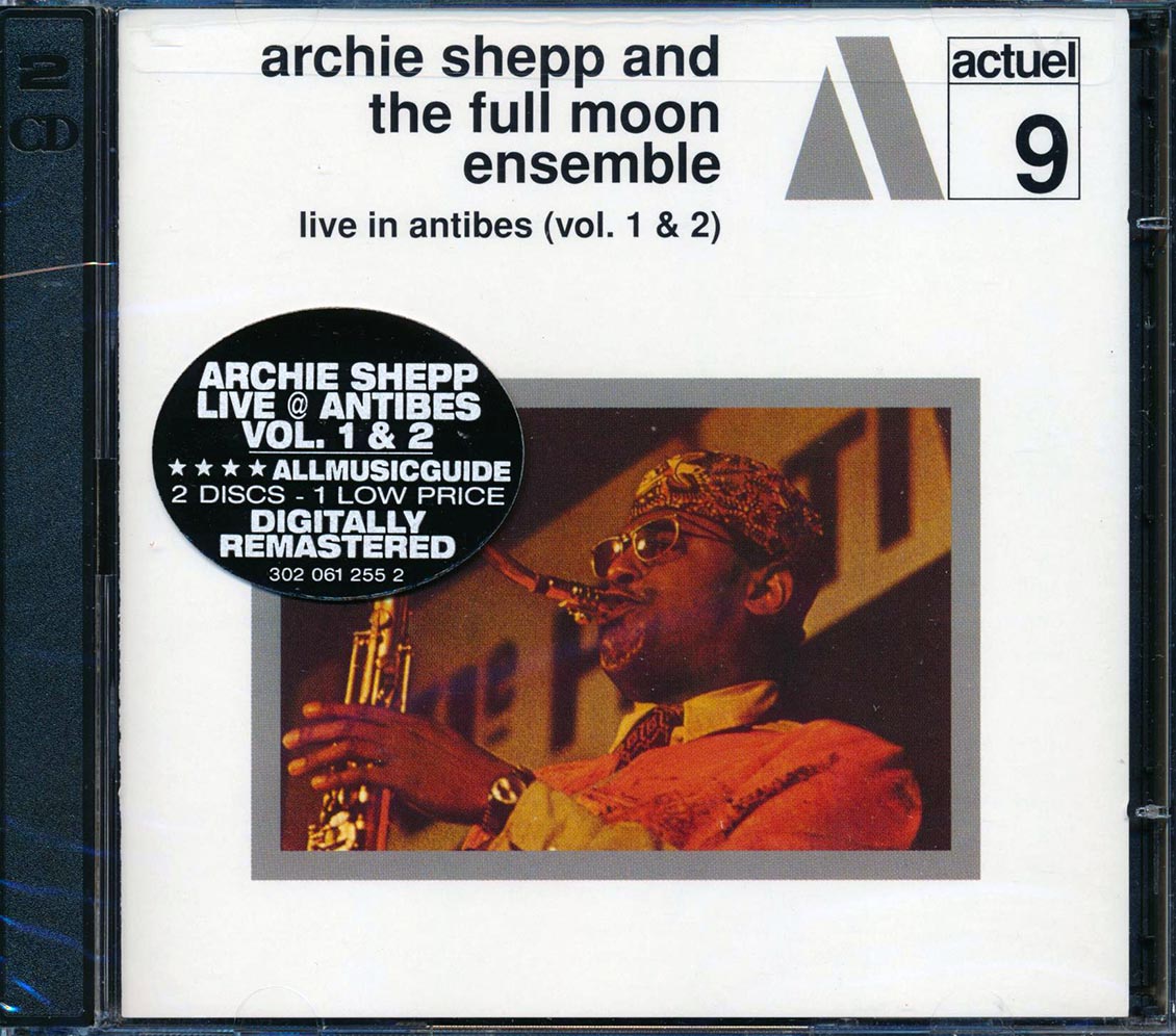 Archie Shepp & The Full Moon Ensemble - Live In Antibes Volumes 1 & 2 (2xCD) (marked/ltd stock) (remastered)