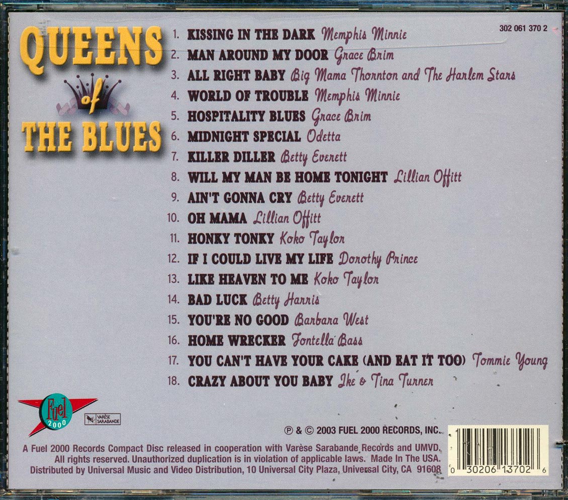 Memphis Minnie, Grace Brim, Lillian Offitt, Etc. - Queens Of The Blues