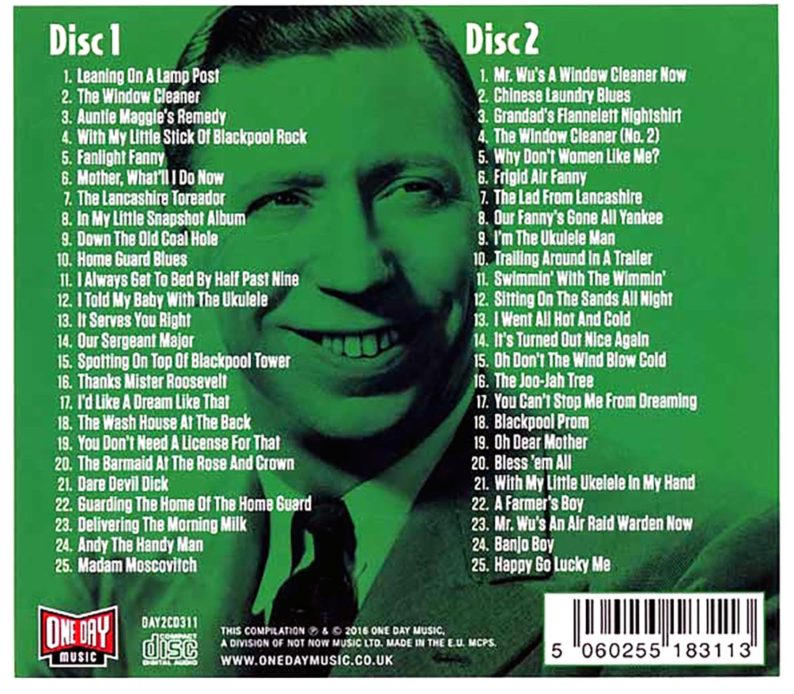George Formby - The Very Best Of George Formby (50 tracks) (2xCD) (deluxe 3-fold digipak)