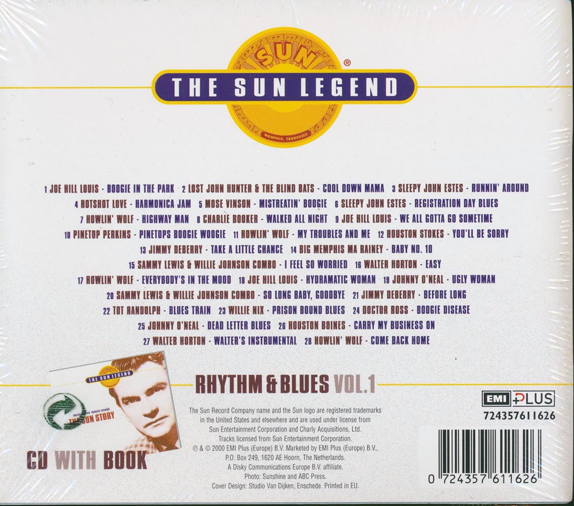 Howlin' Wolf, Joe Hill Louis, Big Memphis Ma Rainey, Etc. - The Sun Legend: Rhythm & Blues Volume 1
