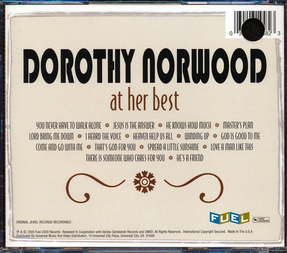 Dorothy Norwood - At Her Best (marked/ltd stock)