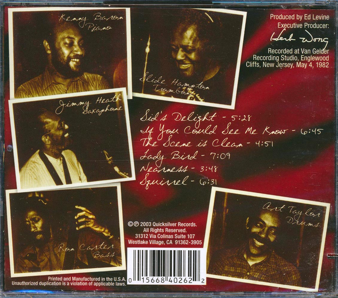 Slide Hampton, Jimmy Heath, Kenny Barron, Etc. - Continuum: Mad About Tadd, A Tribute To Tadd Dameron (24-bit mastering) (remastered)