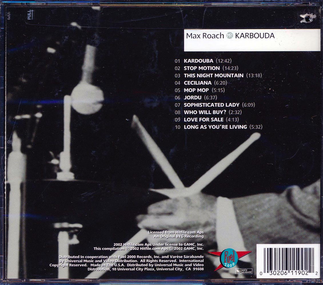 Max Roach - Karbouda (marked/ltd stock)