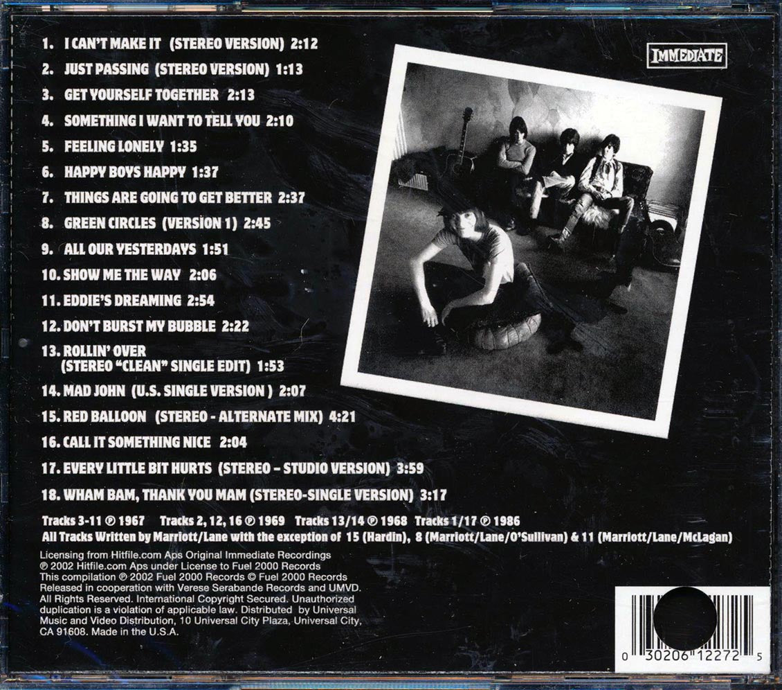 Small Faces - Odds And Mods (marked/ltd stock)