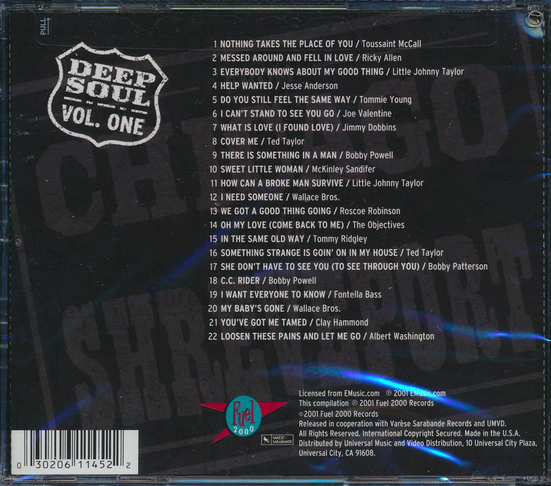 Toussant McCall, Ricky Allen, Little Johnny Taylor, Etc. - From Chicago To Shreveport: Deep Soul Volume 1 (22 tracks) (marked/ltd stock) (remastered)