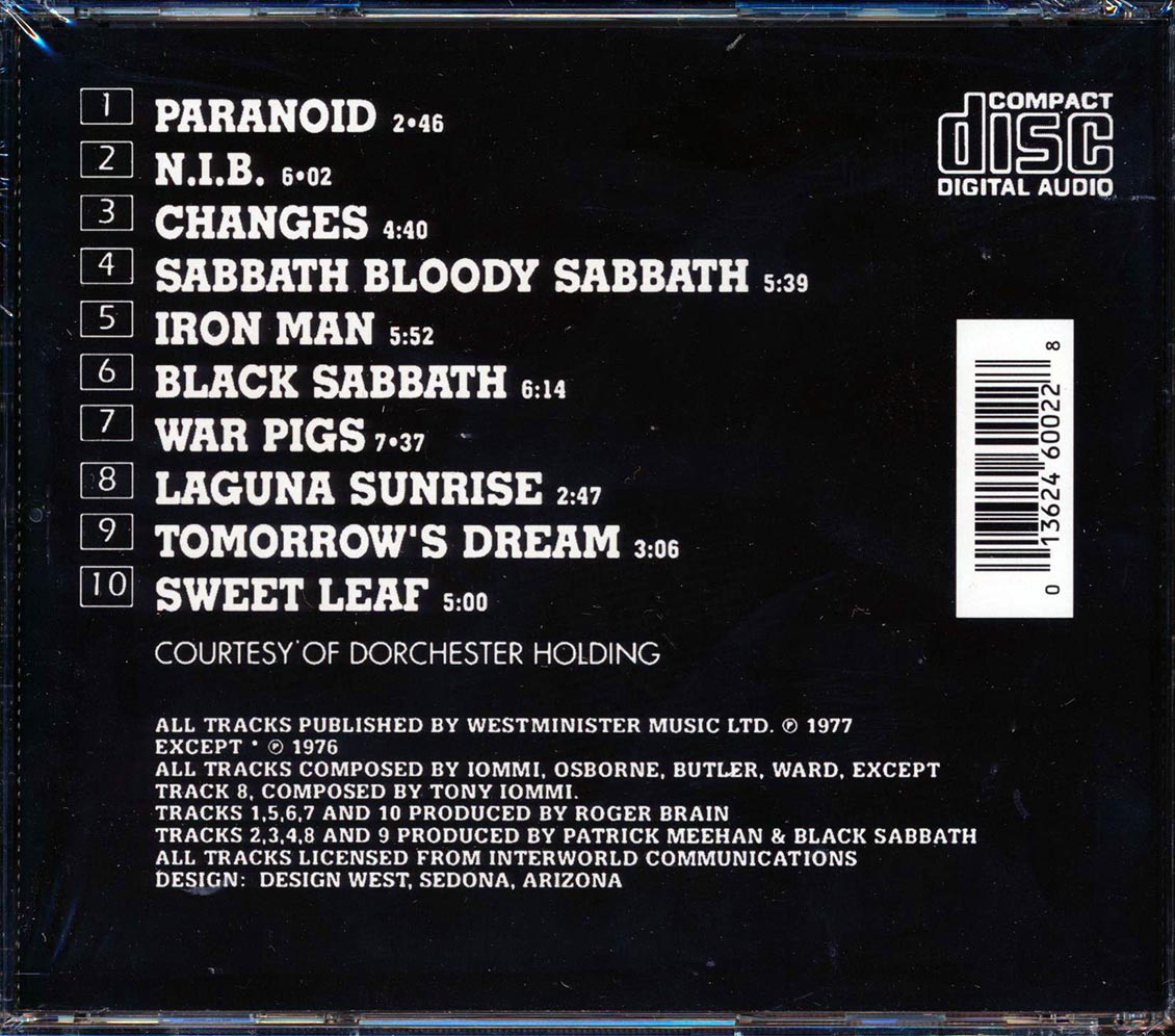 Black Sabbath - Greatest Hits