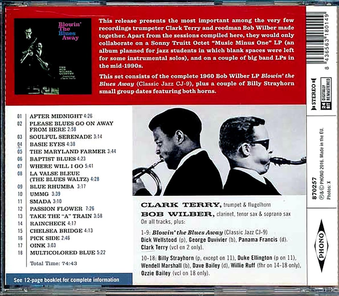 Clark Terry, Bob Wilber - Blowin' The Blues Away: Legendary Small Group Sessions (incl. large booklet) (remastered)