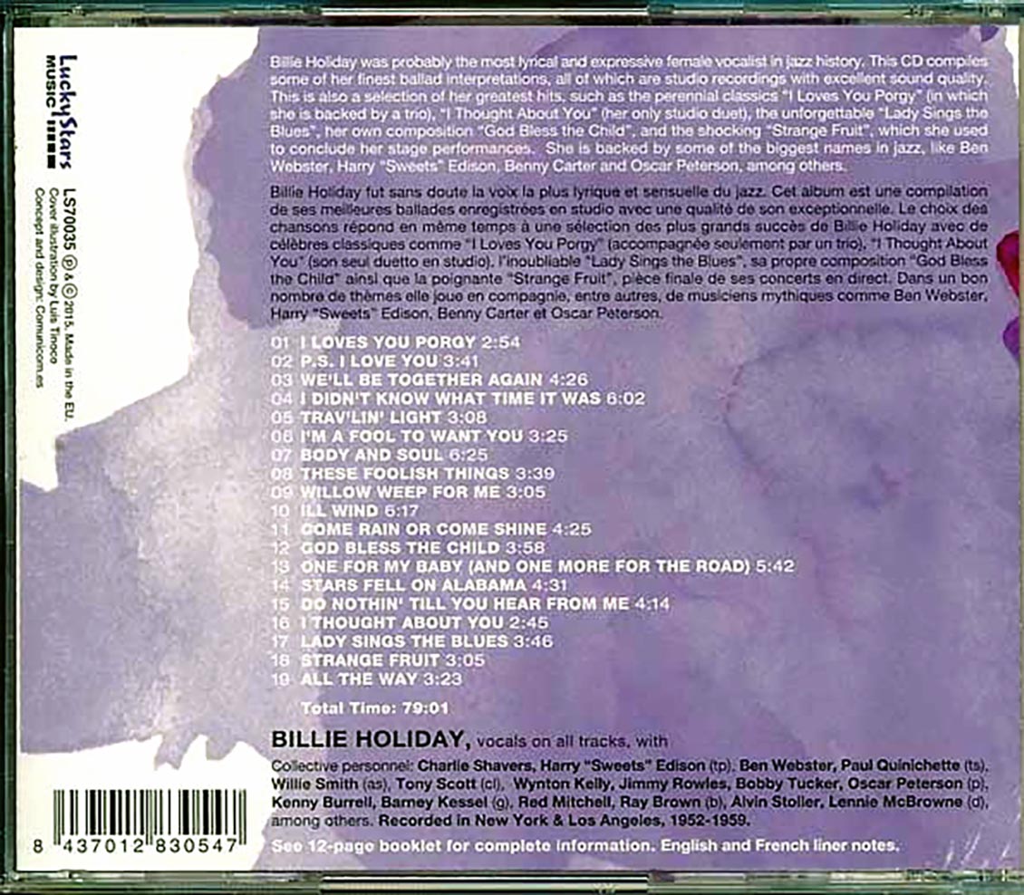 Billie Holiday - Ballads For Lovers (incl. large booklet)