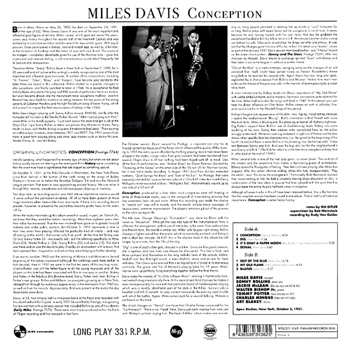 Miles Davis - Conception (ltd. ed.) (180g)