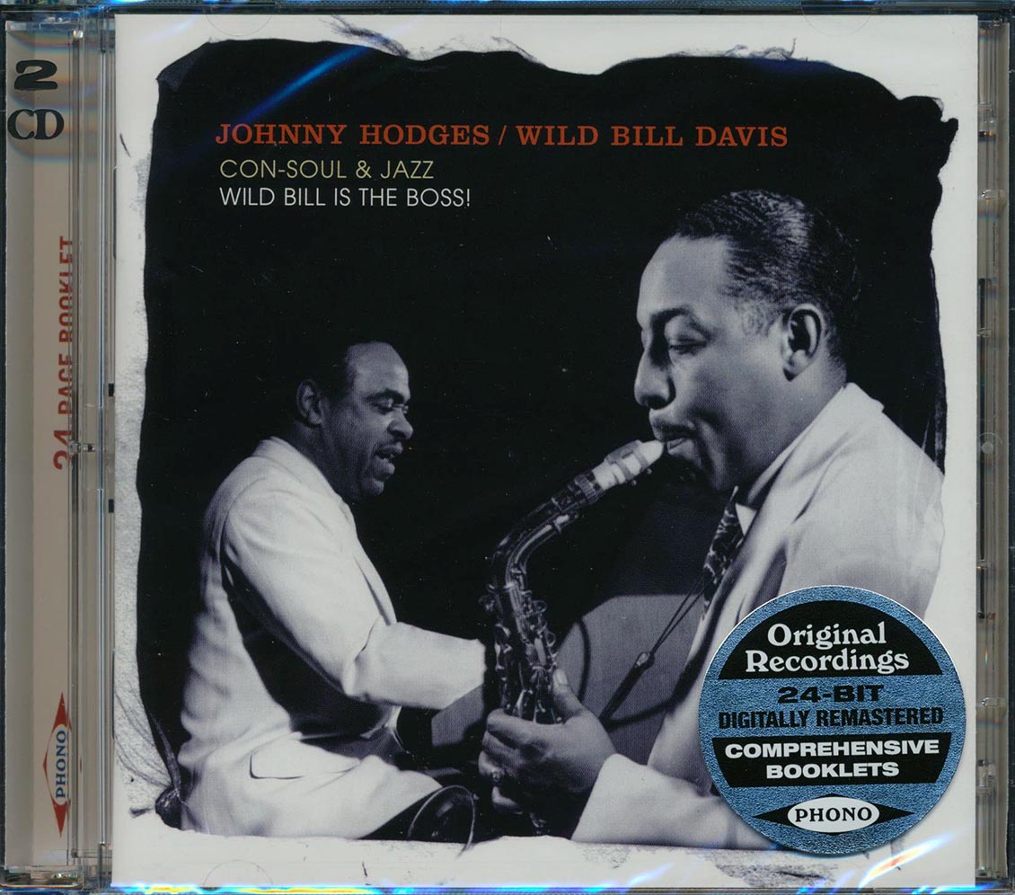 Johnny Hodges, Wild Bill Davis - Con-Soul & Jazz: Wild Bill Is The Boss! (2xCD) (incl. large booklet) (remastered)