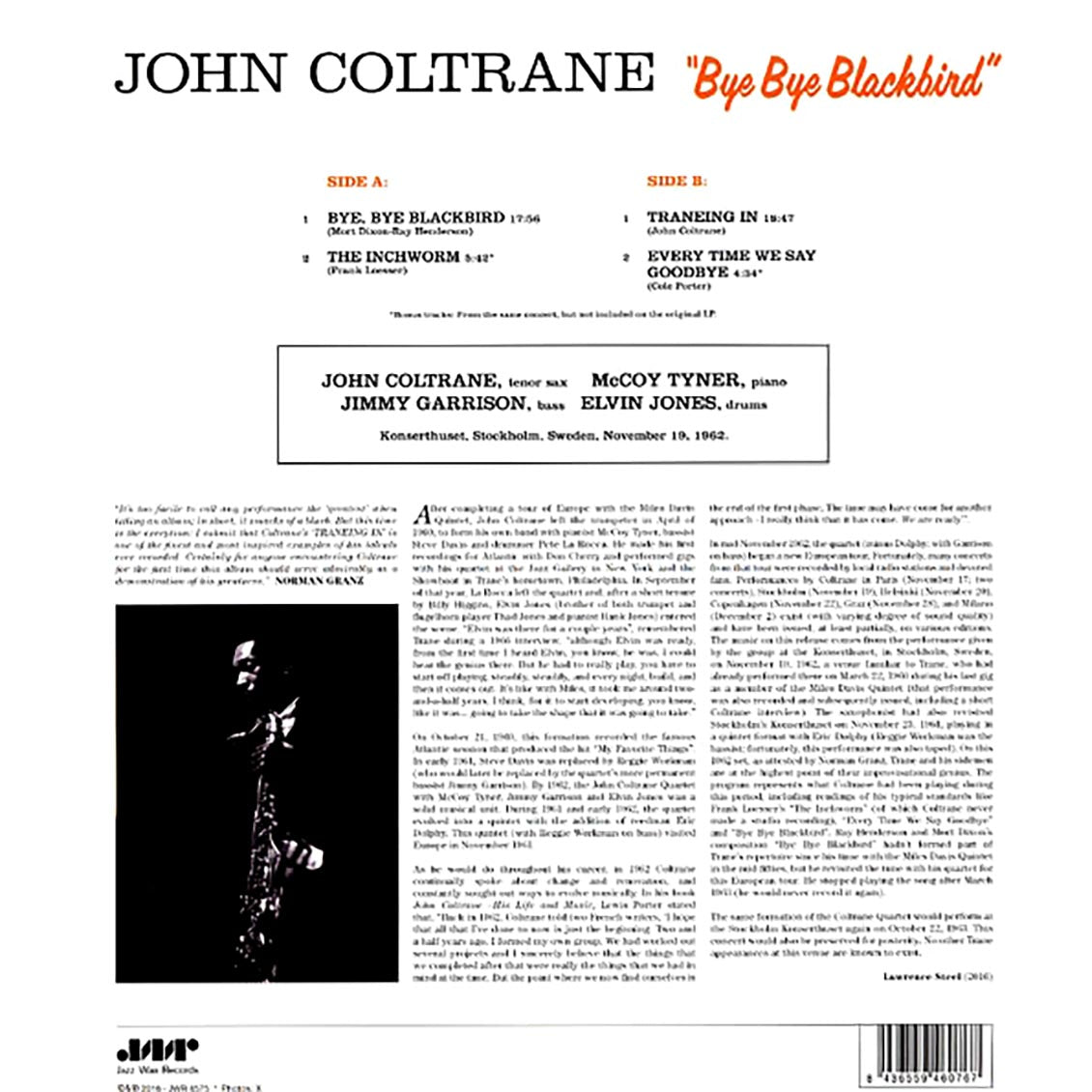 John Coltrane - Bye Bye Blackbird
