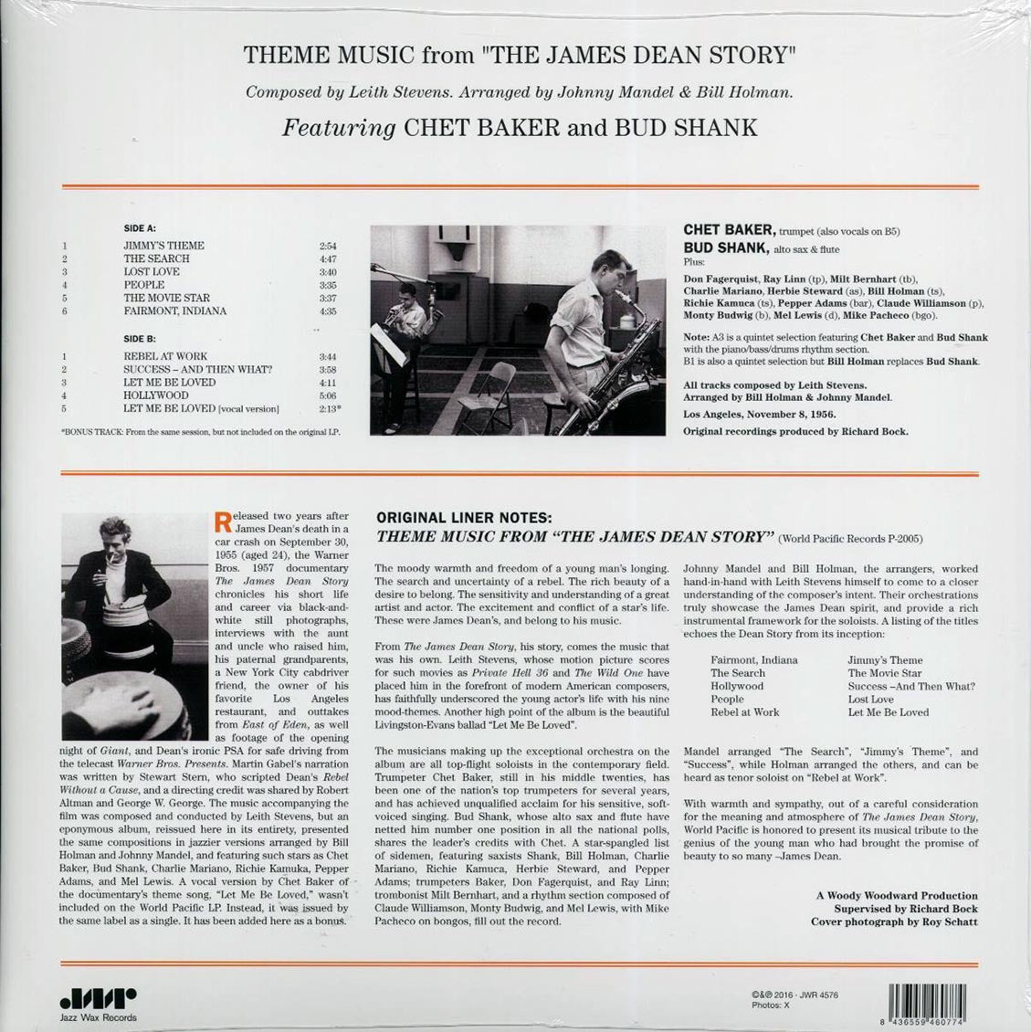 Chet Baker, Bud Shank - Theme Music From 'The James Dean Story' (ltd. ed.) (180g) (remastered)