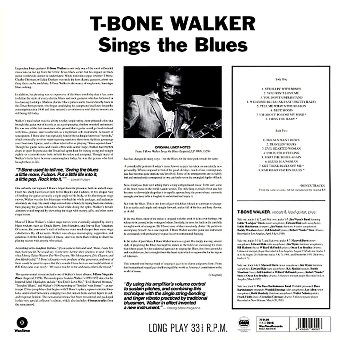 T-Bone Walker - Sings The Blues (ltd. ed.) (180g)