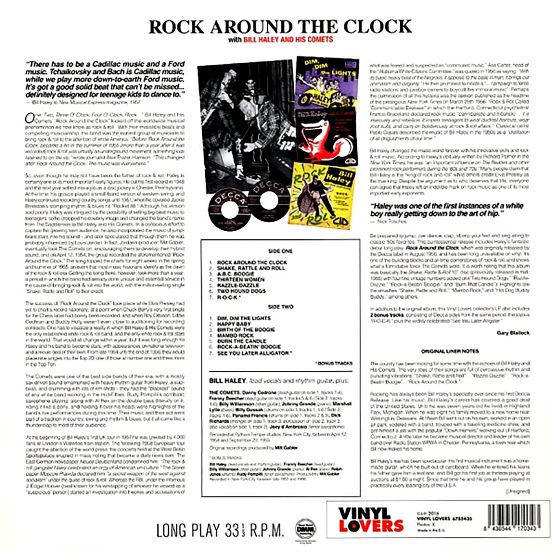 Bill Haley & His Cometes - Rock Around The Clock (ltd. ed.) (180g)