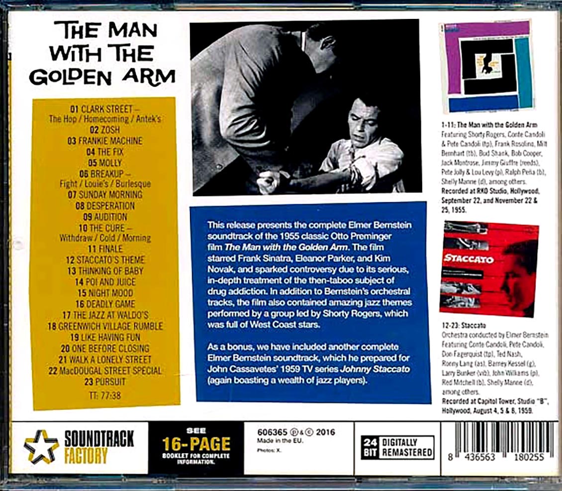 Elmer Bernstein - The Man With The Golden Arm Original Motion Picture Soundtrack (ltd. ed.) (incl. large booklet) (remastered)