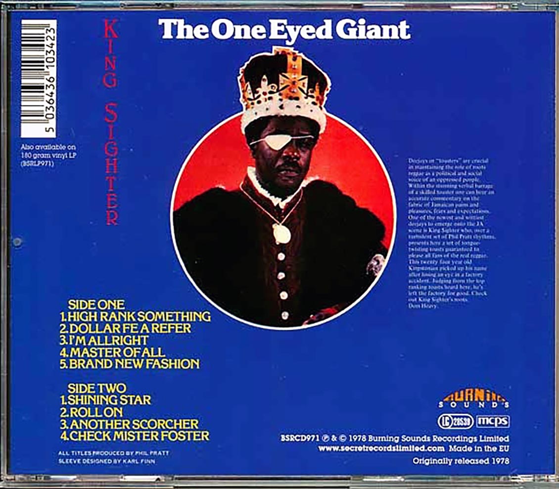 King Sighter - The One Eyed Giant (incl. large booklet)