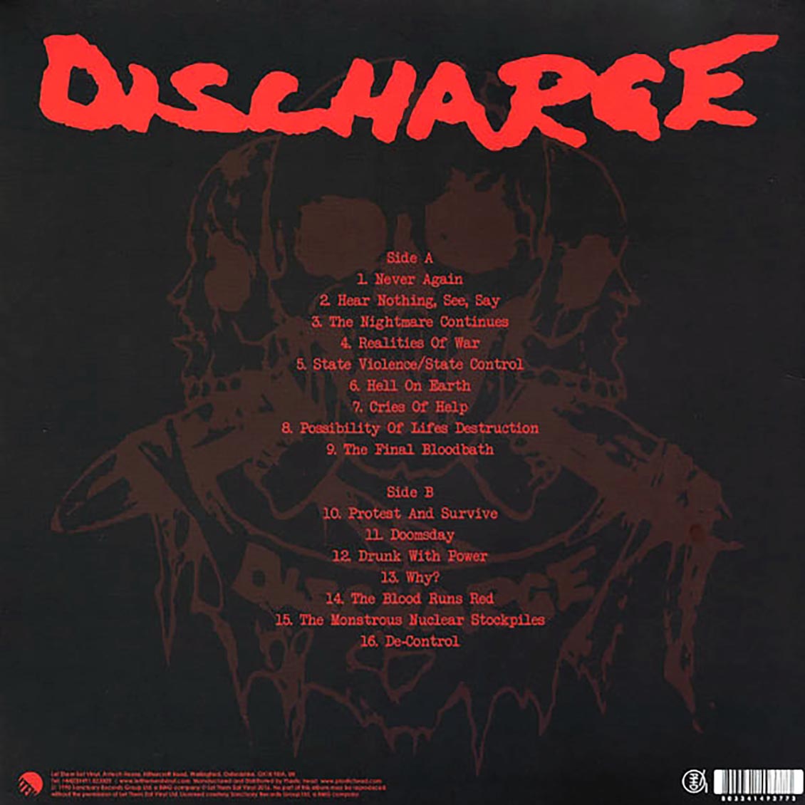 Discharge - The Nightmare Continues (ltd. ed.) (colored vinyl)