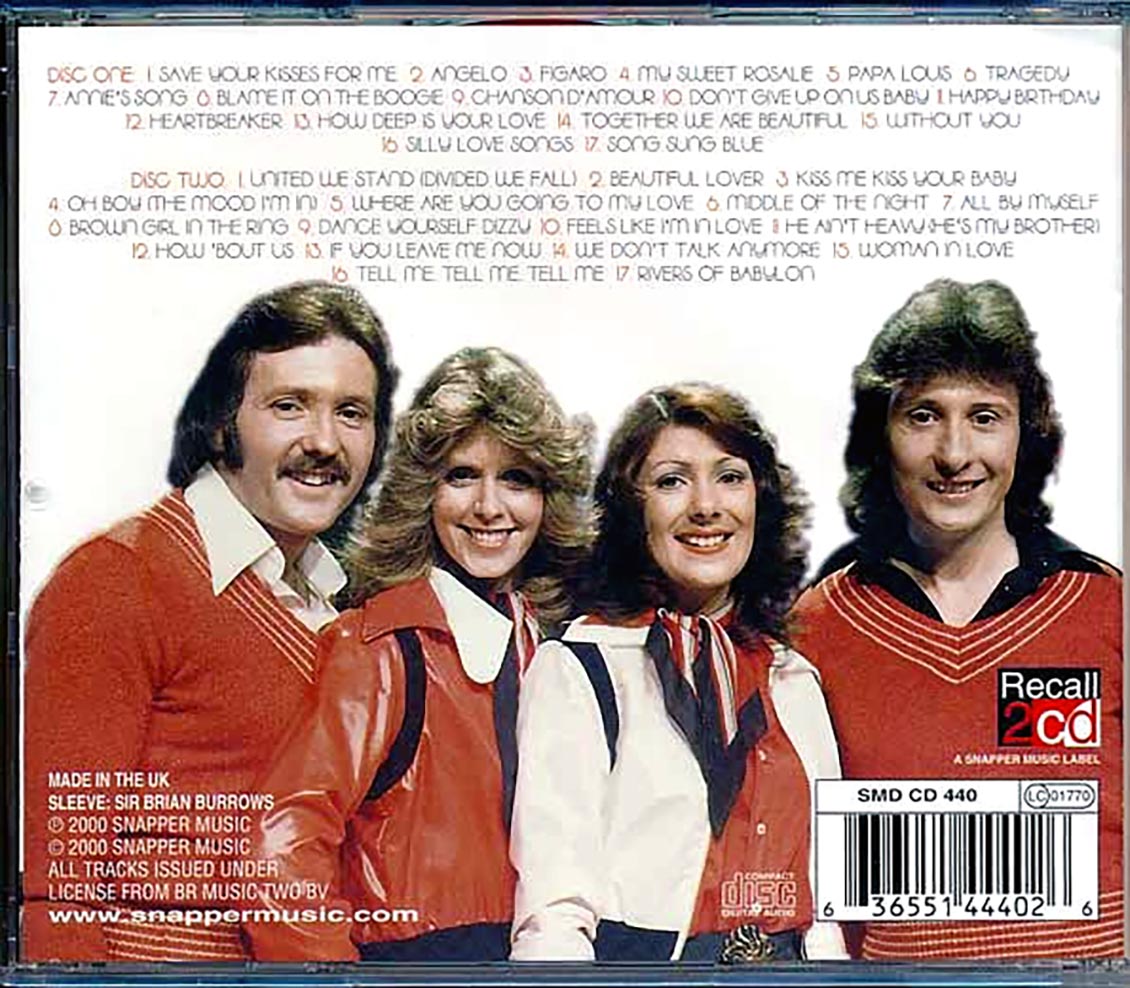Brotherhood Of Man - Hits And Kisses (34 tracks) (2xCD)