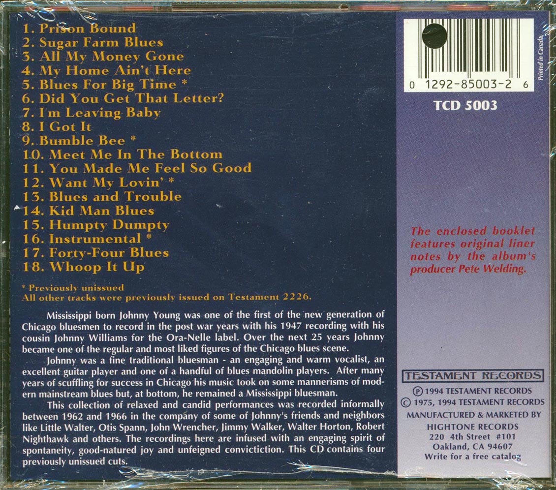 Johnny Young - Johnny Young & His Friends (marked/ltd stock)