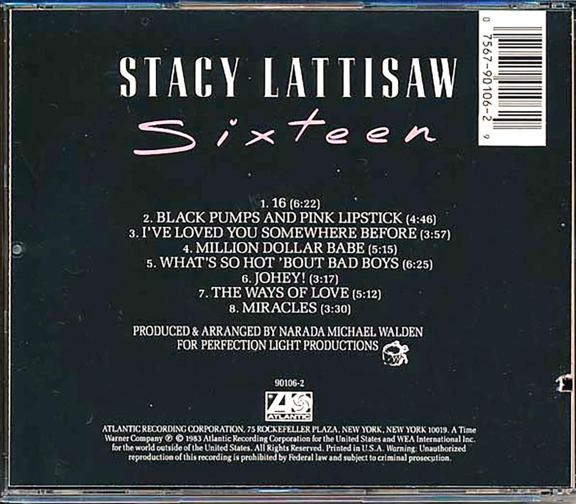 Stacy Lattisaw - Sixteen (marked/ltd stock)