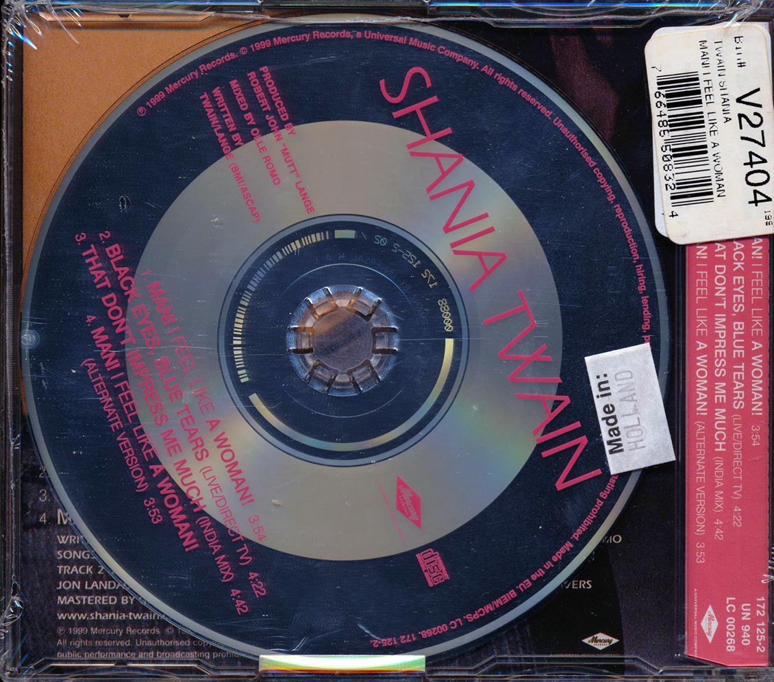 Shania Twain - Man! I Feel Like A Woman!