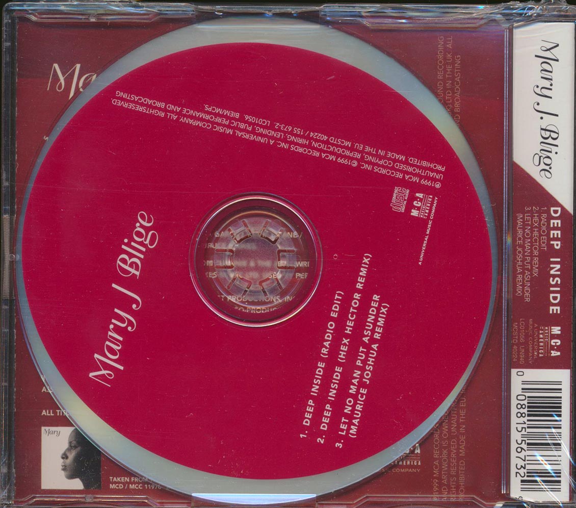Mary J Blige - Deep Inside (3 Track EP)