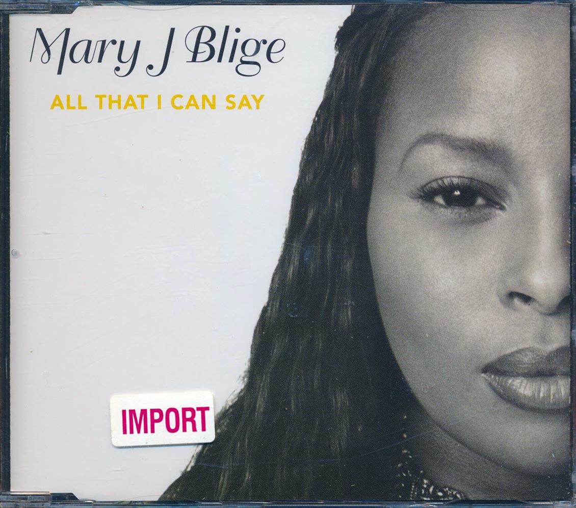 Mary J Blige - All That I Can Say (EP, 3 Tracks)