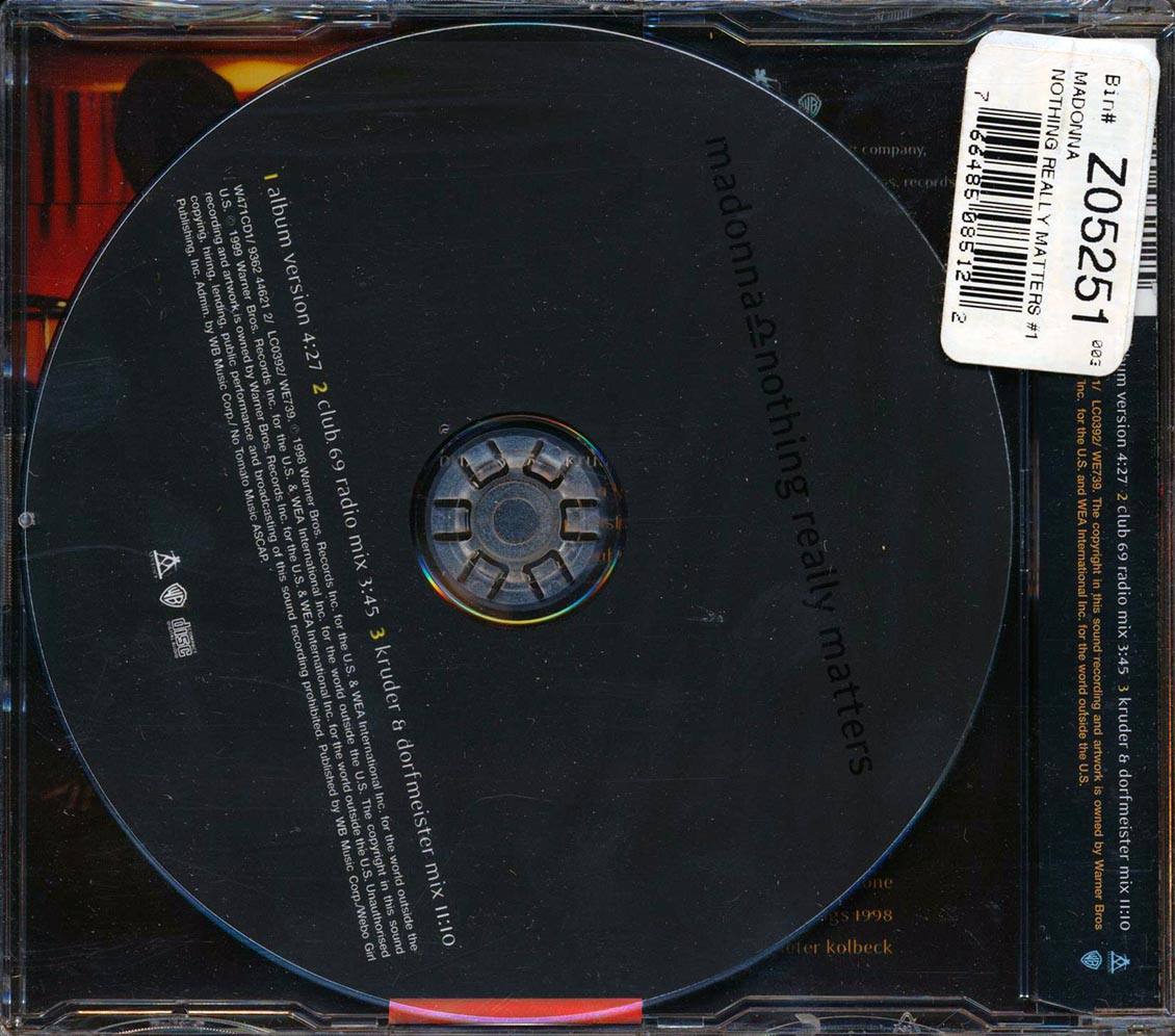 Madonna - Nothing Really Matters (3 Track EP)