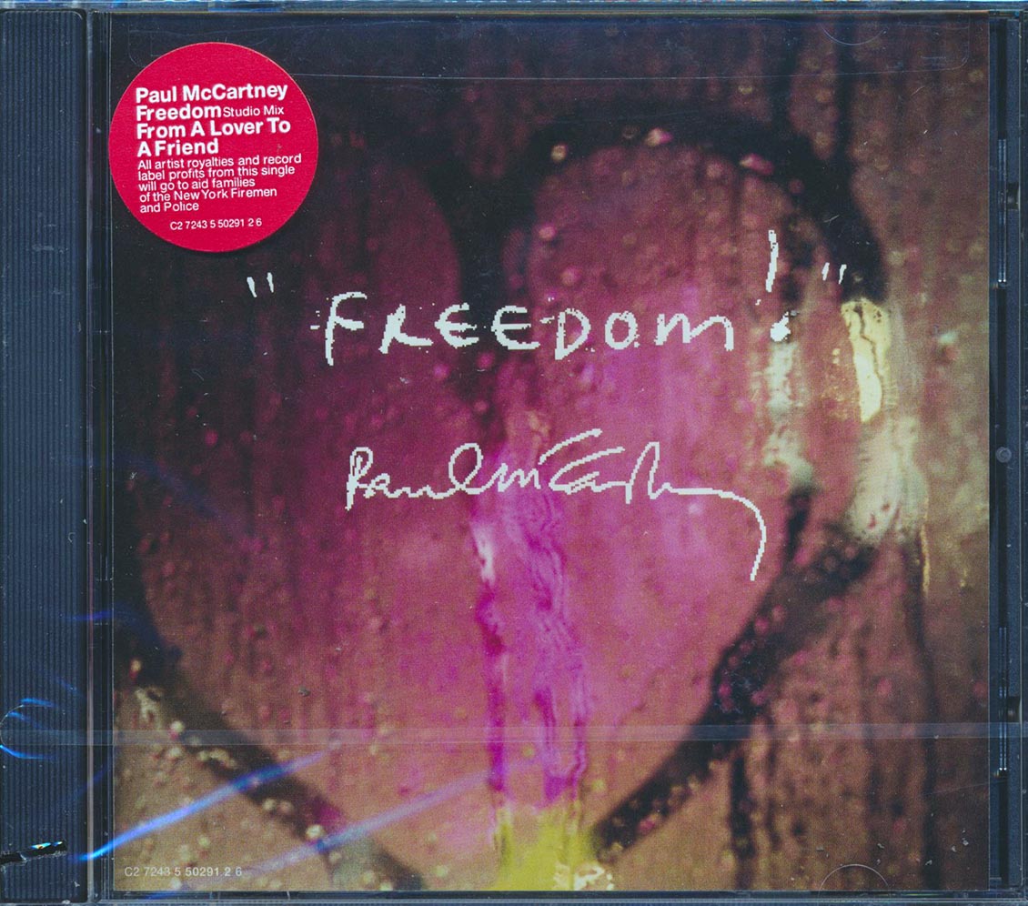 Paul McCartney - Freedom + From A Lover To A Friend (3 Track EP) (marked/ltd stock)