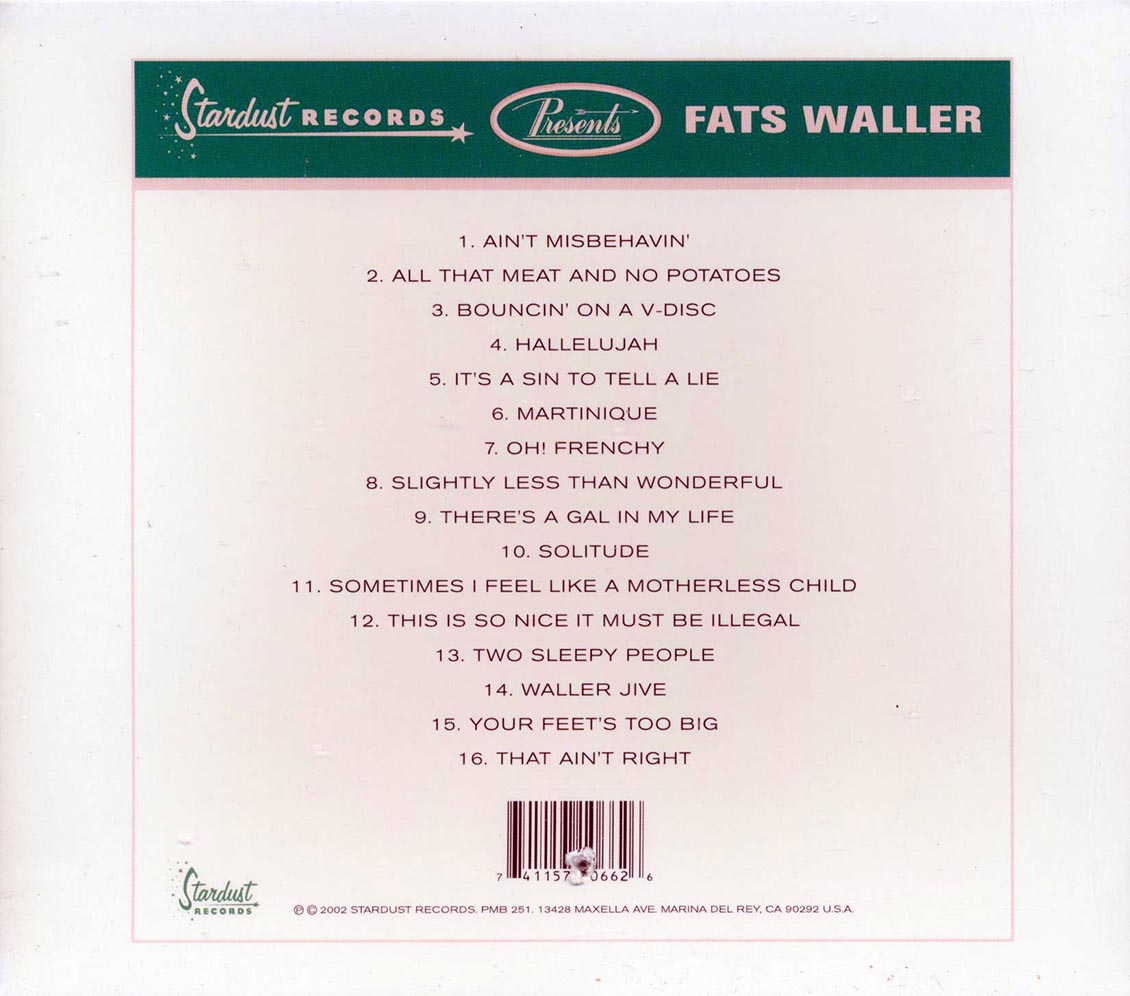 Fats Waller - The Best Of The War Years (marked/ltd stock)
